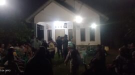 Suasana malam di rumah duka RT 10, Dusun Bangun Rejo, Desa Labuhan Ratu Danau, Way Jepara, Lampung Timur, Rabu 3 April 2024. Sumber: l86news