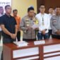 Kapolres Lampung Timur AKBP M Rizal Muchtar saat jumpa pers di Mapolres Lampung Timur, Kamis 4 April 2024. Sumber: Agus Sahroni/dok Humas Polres Lampung Timur 