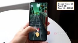 Penampakan HP Google Pixel 8A.
Sumber: Tangkapan layar kanal YouTube DenzhoPro.