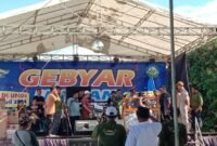 Suasana panggung Gebyar Undian kupon berhadiah di Pantai Mutiara Baru, Desa Karya Makmur, Labuhan Maringgai Lampung Timur, Minggu 21 April 2024.
Sumber: Agus Sahroni.