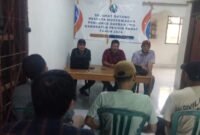 Suasana kegiatan Musda IWO Pesisir Barat, Lampung yang dilaksanakan di kantor Sekretariat Bersama, Senin 30 April 2024.
Sumber: Humas PD IWO Pesisir Barat.