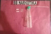 Barang bukti yang diamankan polisi.
Sumber: Agus Sahroni/Humas Polres Lampung Timur.
