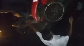 tangkapan layar video amatir warga.
Sumber: Agus Saahroni