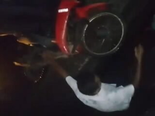 Jalan persawahan desa mandalasari rawan kecelakaan.