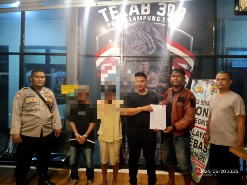2 remajan di Lampung Timur berakhir ditangkap polisi usai melakukan penjambretan terhadap pengendara motor.
Sumber: Agus Sahroni/Humas Polres Lampung Timur