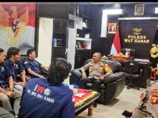 IWO Way Kanan Audiensi Dengan Kapolres: Peran Media Sangat Penting