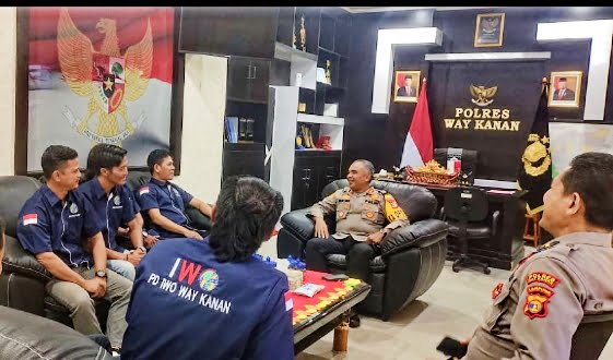 IWO Way Kanan Audiensi dengan kapolres