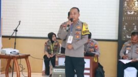 Polres Lampung Timur menggelar uji kompetensi Bhabinkamtibmas sebagai bentuk upaya meningkatkan profesionalisme anggota. Sumber: Agus Sahroni