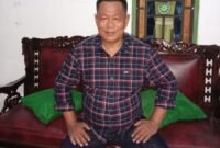 Kepala Desa Bumi Jawa, Batanghari Nuban, Lampung Timur, Saheh. Sumber: Agus Sahroni