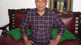 Kepala Desa Bumi Jawa, Batanghari Nuban, Lampung Timur, Saheh. Sumber: Agus Sahroni