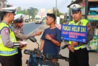 Polres Lampung Timur mulai menggelar operasi Patuh Krakatau. Sumber: Sukirno/Hum Polres Lampung Timur