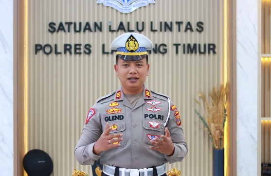 Kasat Lantas Polres Lampung Timur, AKP Glend Felix Siagian
