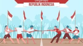 Ilustrasi lomba merayakan 17 Agustus. Sumber: freepik