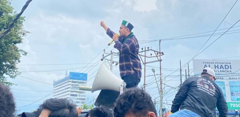 Ketum HMI Badko Sumbagsel Tommy Perdana Putra. Sumber: Muklasin/foto istimewa