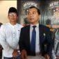 Pihak DPC PKB Lampung Timur bersama tim kuasa hukum saat memberikan keterangan terkait pelaporan terhadap mantan Sekjen DPP PKB, Lukman Edy, di Mapolres Lampung Timur, pada Rabu 7 Agustus 2024. Sumber: And