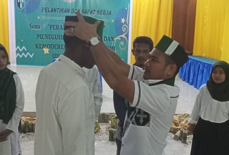 Suasana saat pelantikan HMI Kabupaten Kepulauan Aru. Sumber: dok HMI