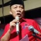 Tangkapan layar video konferensi pers Ketua DPC PDIP Lampung Timur, Ali Johan Arif. Sumber: dok warga