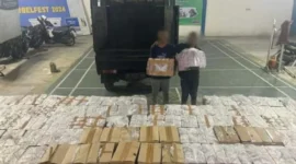 Bea Cukai Langsa tindak pengangkutan rokok ilegal di Aceh Timur. Sumber: ANTARA