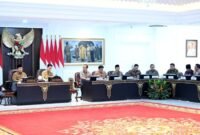 Suasana sidang kabinet paripurna di Kantor Presiden, Jakarta, Rabu 23 Oktober 2024. Sumber: kemhan.go.id