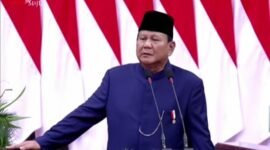 Presiden Prabowo, saat menyampaikan pidatonya. Sumber: YouTube/Sekretariat Presiden