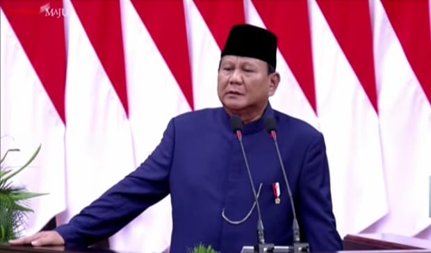 Pidato Presiden Prabowo