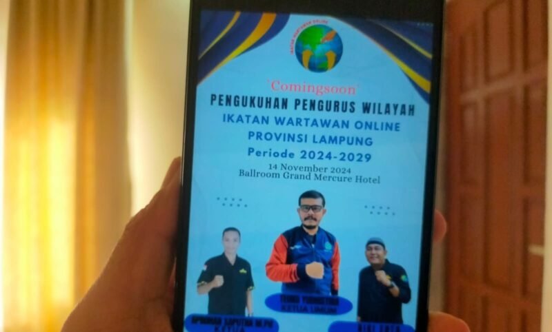 Penampakan proposal yang mengatasnamakan IWO Lampung. Sumber: Sukirno/Humas IWO Lampung