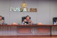 Kapolri Listyo Sigit Prabowo, saat konferensi. Sumber: Humas Polri