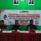 Anggota Panwascam Way Jepara, saat memberikan pelatihan kepada Pengawas TPS Terlantik, Minggu 3 November 2024.