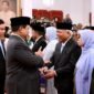 Suasana saat Presiden Prabowo melantik Basuki Hadimuljono sebagai Kepala Otorita Ibu Kota Nusantara. Sumber: setneg.go.id
