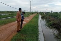 Kondisi irigasi di Desa Muara Gadingmas setelah dilakukan pembangunan. Sumber: DS