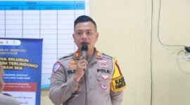 Kasat Lantas Polres Lampung Timur AKP Glend Felix Siagian. Sumber: Tribrata News