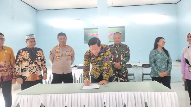 Pemerintah Kecamatan Labuhan Ratu bersama jajaran pemerintah desa menggelar Rapat Loka Karya Mini Lintas Sektoral di aula kecamatan, Kamis (16/1/2025). Sumber: Ist/Sukirno