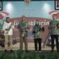 Direktur Eksplorasi PT Pertamina Hulu Energi Muharram Jaya Panguriseng,  Corporate Scretary PT Pertamina Hulu Energi Arya Dwi Paramita, Ketua Dewan Pers Dr. Ninik Rahayu, VP Corporate Comunication Fadjar Djoko Santoso, saat membuka kegiatan Media Gathering 2025, di Ballroom, Hotel The Patra Bali. Sumber: Subholding Upstream Pertamina
