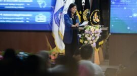 Menkomdigi Meutya Hafid,  dalam Program Mentoring Berbasis Risiko (Promensisko) di Jakarta, Kamis (08/05/2025).