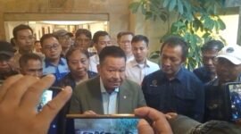 Wamen Otto Hasibuan, wawancara bersama pers usai membuka acara Rakernas Ikatan Wartawan Online (IWO) tahun 2025 di Jakarta, Rabu (22/10/2025) lalu./ Ist