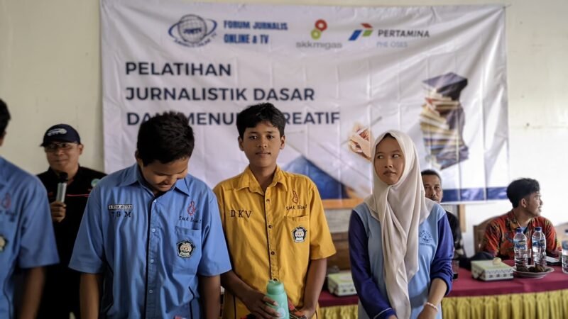 Kegiatan ini diinisiasi Forum Jurnalis Online dan Televisi (JON TV) Lampung bekerja sama dengan Pertamina Hulu Energi Offshore Southeast Sumatera (PHE OSES)./Ist