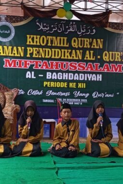 Khotmil Qur’an TPQ Miftahussalam Lampung Timur, 11 Santri Tuntaskan 30 Juz