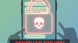 Ilustrasi penipuan online./Kreasi AI