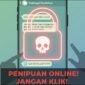 Ilustrasi penipuan online./Kreasi AI