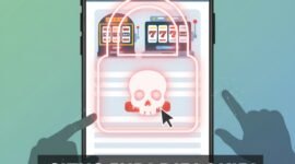 Ilustrasi pemblokiran situs judi online (judol)./Kreasi AI