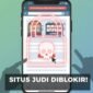 Ilustrasi pemblokiran situs judi online (judol)./Kreasi AI