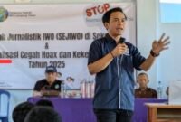 Ketua Pengurus Wilayah Ikatan Wartawan Online (IWO) Lampung, Edi Arsadad./Hadi Jakariya