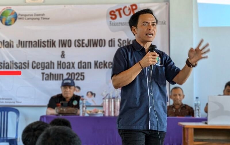 Ketua Pengurus Wilayah Ikatan Wartawan Online (IWO) Lampung, Edi Arsadad./Hadi Jakariya