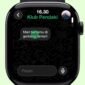 Tangkapan layar fitur WhatsApp untuk Apple Watch./WhatsApp