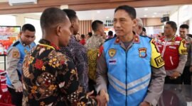 Kapolda Papua Barat Daya Brigjen Pol. Gatot Haribowo memimpin Sidang Penentuan Akhir (Pantukhir) Calon Siswa Bintara Brimob Polri di Aula Mapolda Papua Barat Daya, Selasa (23/12/2025). Seluruh casis dinyatakan lulus dan siap mengikuti pendidikan di SPN Sulawesi Selatan./SorongToday