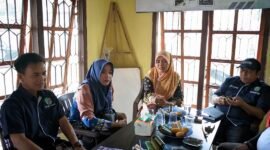 Dinas P3AP2KB Lampung Timur Kunjungi Sekretariat IWO pada Jumat (26/12/2025)./Ist