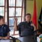 Bendahara PWI Lampung Timur, saat memberikan materi dihadapan peserta Sejiwo./Hadi Jakariya
