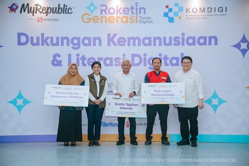 Menteri Komunikasi dan Digital Meutya Hafid menyampaikan harapan agar dukungan konektivitas internet dapat dimanfaatkan secara optimal oleh pihak sekolah untuk memperkuat pembelajaran berbasis digital./KOMDIGI