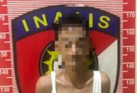 Pria di Lampung Timur ditangkap polisi usai gondol dua motor./Ist
