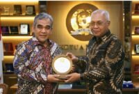 Ketua Majelis Permusyawaratan Rakyat (MPR) RI, Ahmad Muzani, bersama Pengurus Persatuan Wartawan Indonesia (PWI) melakukan pertemuan dengan di Gedung DPR/MPR, Senayan, Jakarta, Selasa (13/1/2026)./Sorong Today